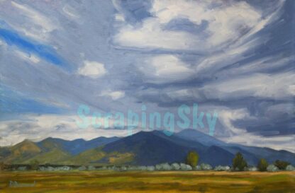 painting Monsoons Taos by Peter Dustrud