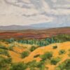 Storm Over Jemez - 6x8 oil by peter dustrud