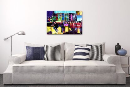 "After Midnight"  20X30 inch stretched canvas print with mirrored sides -  shipped flat - Image 4