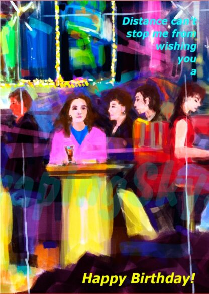 Printable Digital Download - Birthday Card folded 5x7 "From After Midnight" - Image 4