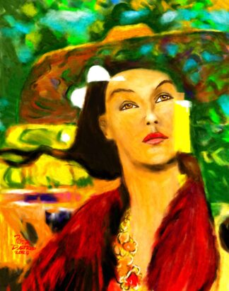 Behind Glass - digital art by peter dustrud scrapingsky.com