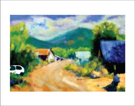 Image: "Upper Road" digital original by peter dustrud