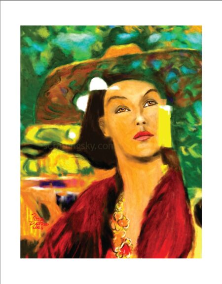 image:FineArtPrint: "Behind Glass" 11.5x9 inches on 10x14 sheetby peter dustrud scrapingsky.com