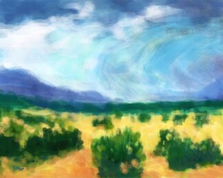 Image: Monsoons Northern New Mexico - digital by peter dustrud scrapingsky.com