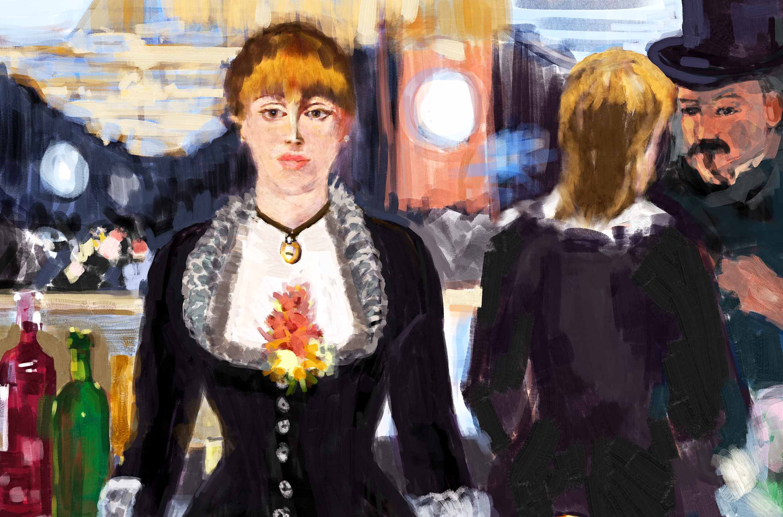 Manet's Mirror - digital sketching - Image 3