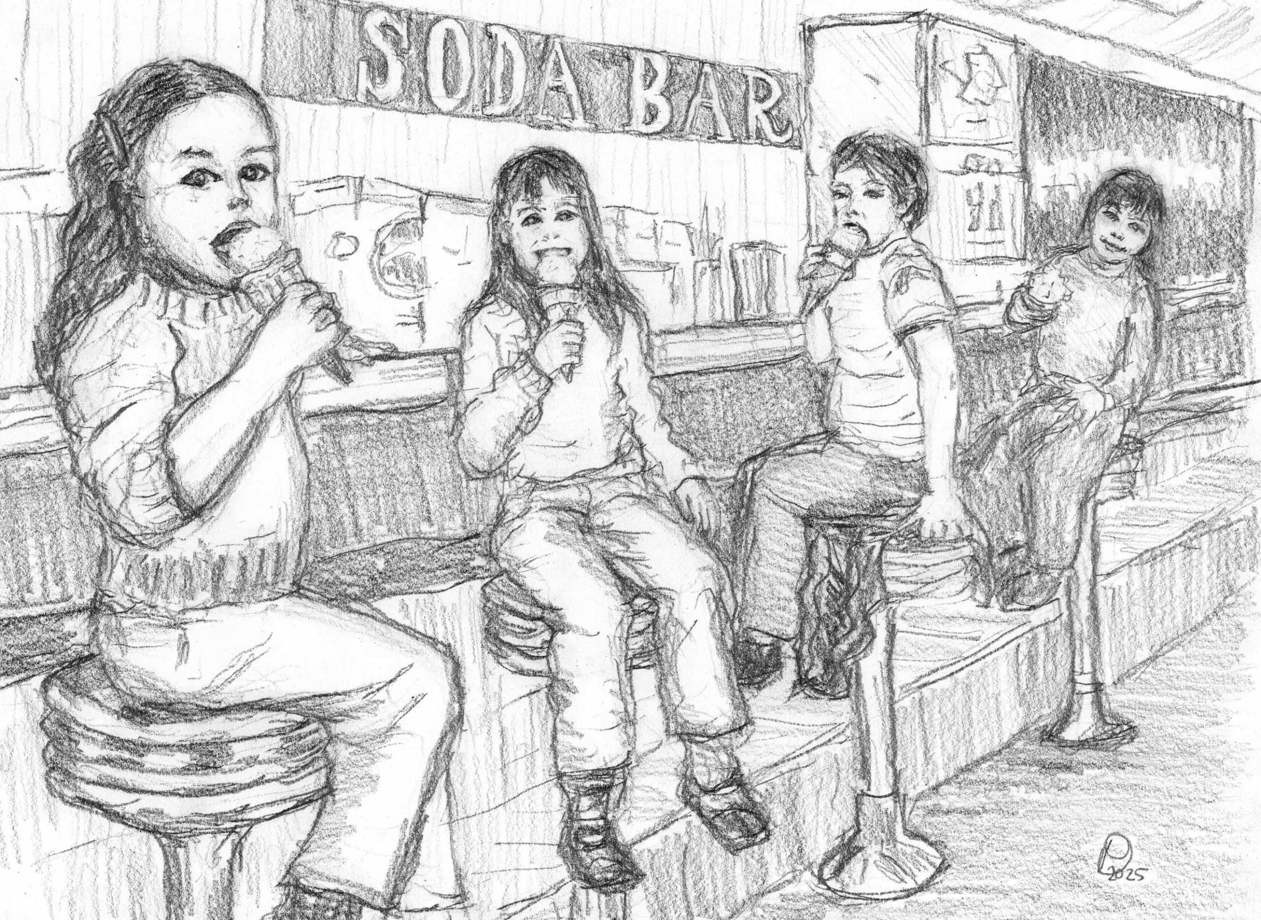 Soda Bar" digital original