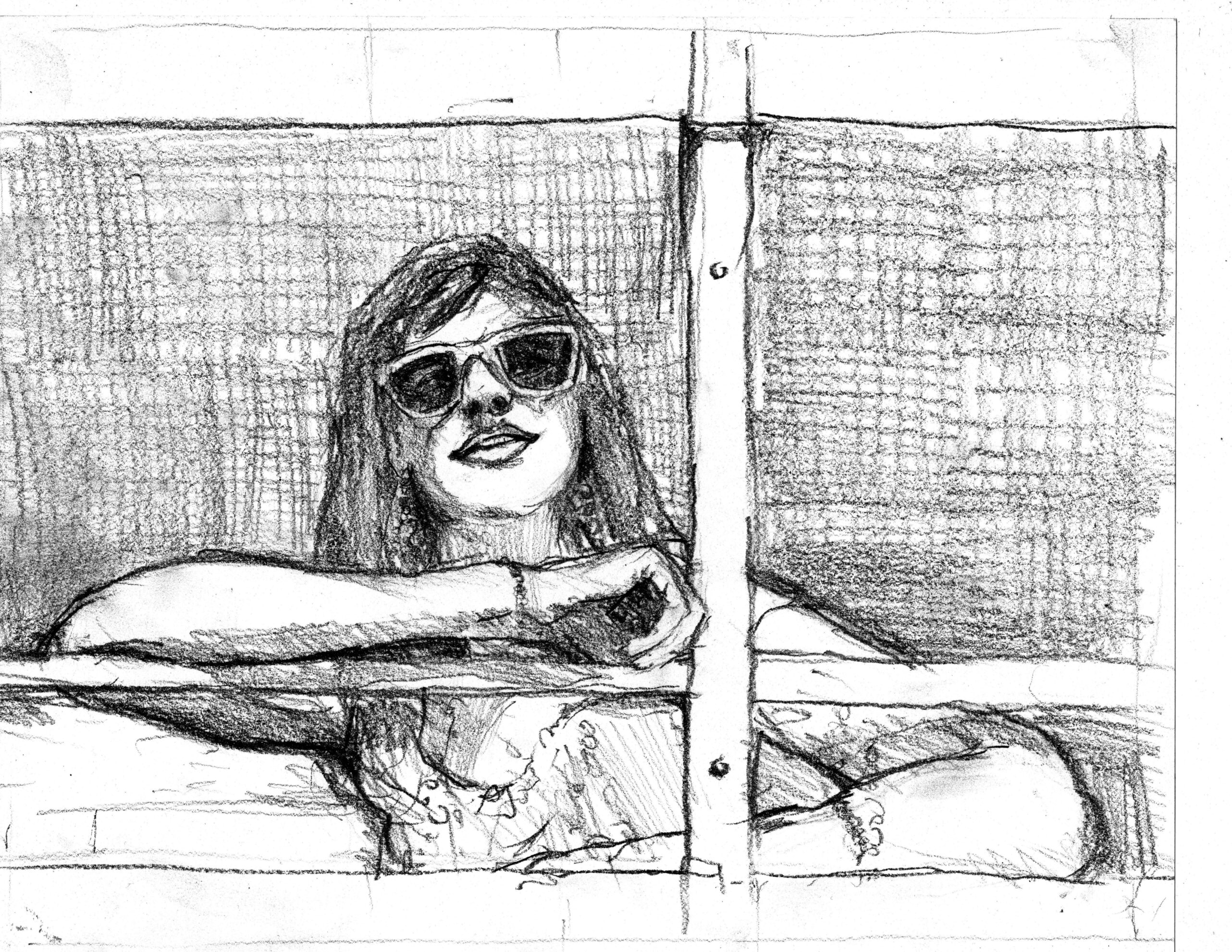 Image: "The Journey" - pencil drawing by peter dustrud