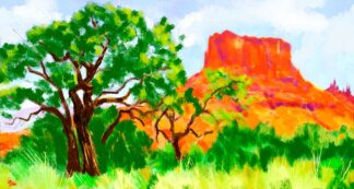 "Desert Sandstone" - digital painting